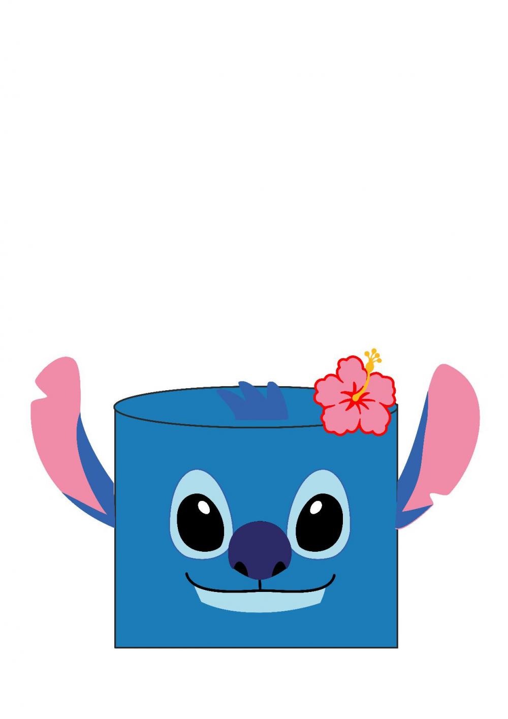 Arquivo de corte topo de bolo Stitch