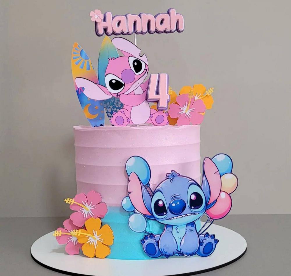 Arquivo de corte topo de bolo Stitch