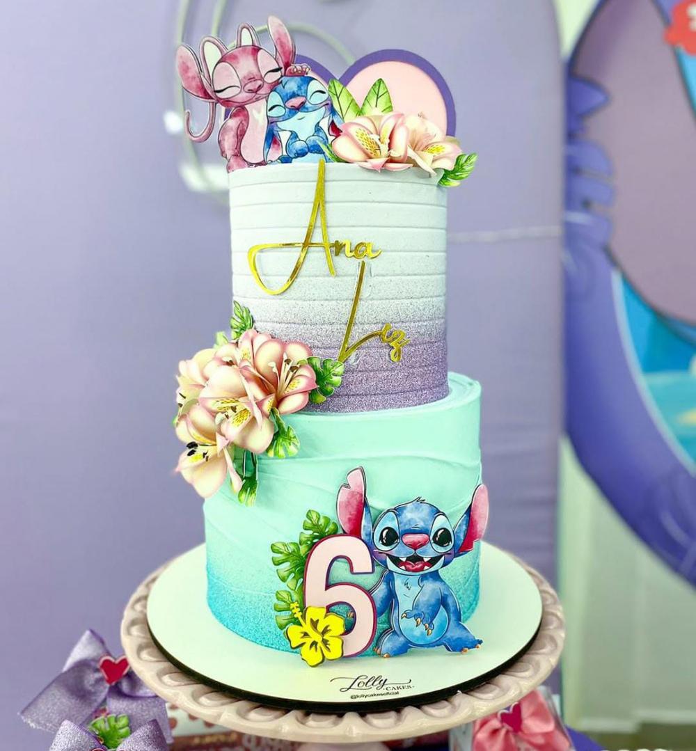 Arquivo de corte topo de bolo Stitch