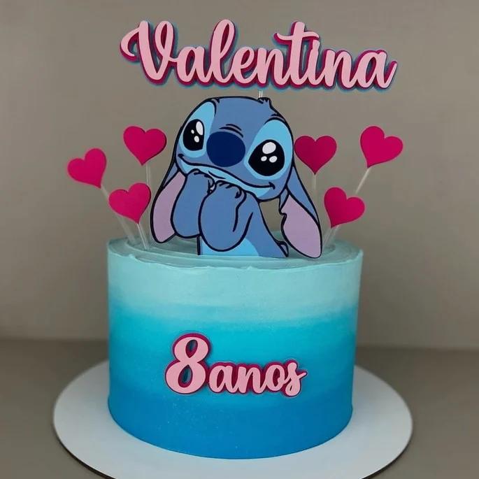 Arquivo de corte topo de bolo Stitch