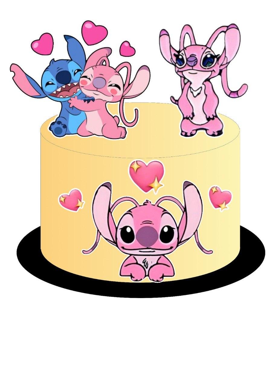 Arquivo de corte topo de bolo Stitch