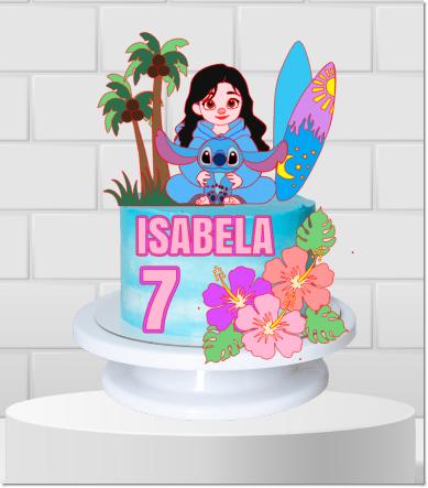 Arquivo de corte topo de bolo Stitch