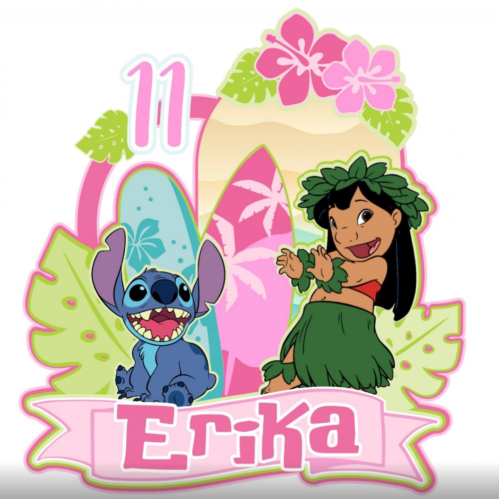 Arquivo de corte topo de bolo Stitch