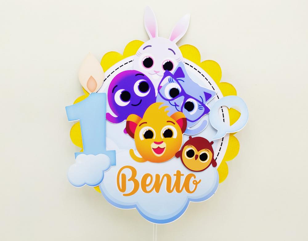 Arquivo de corte topo de bolo Bolofofo