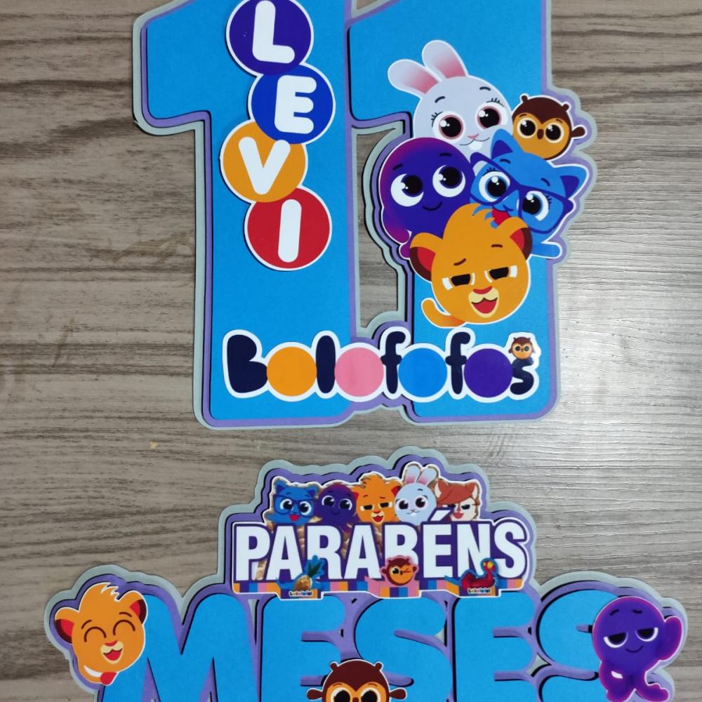 Arquivo de corte topo de bolo Bolofofo