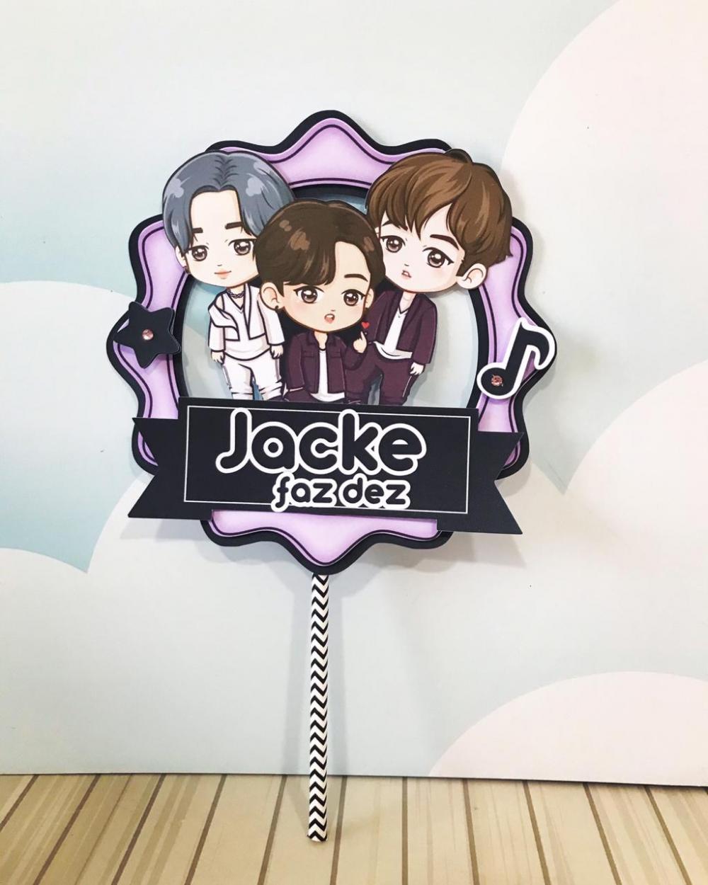 Arquivo de corte topo de bolo BTS