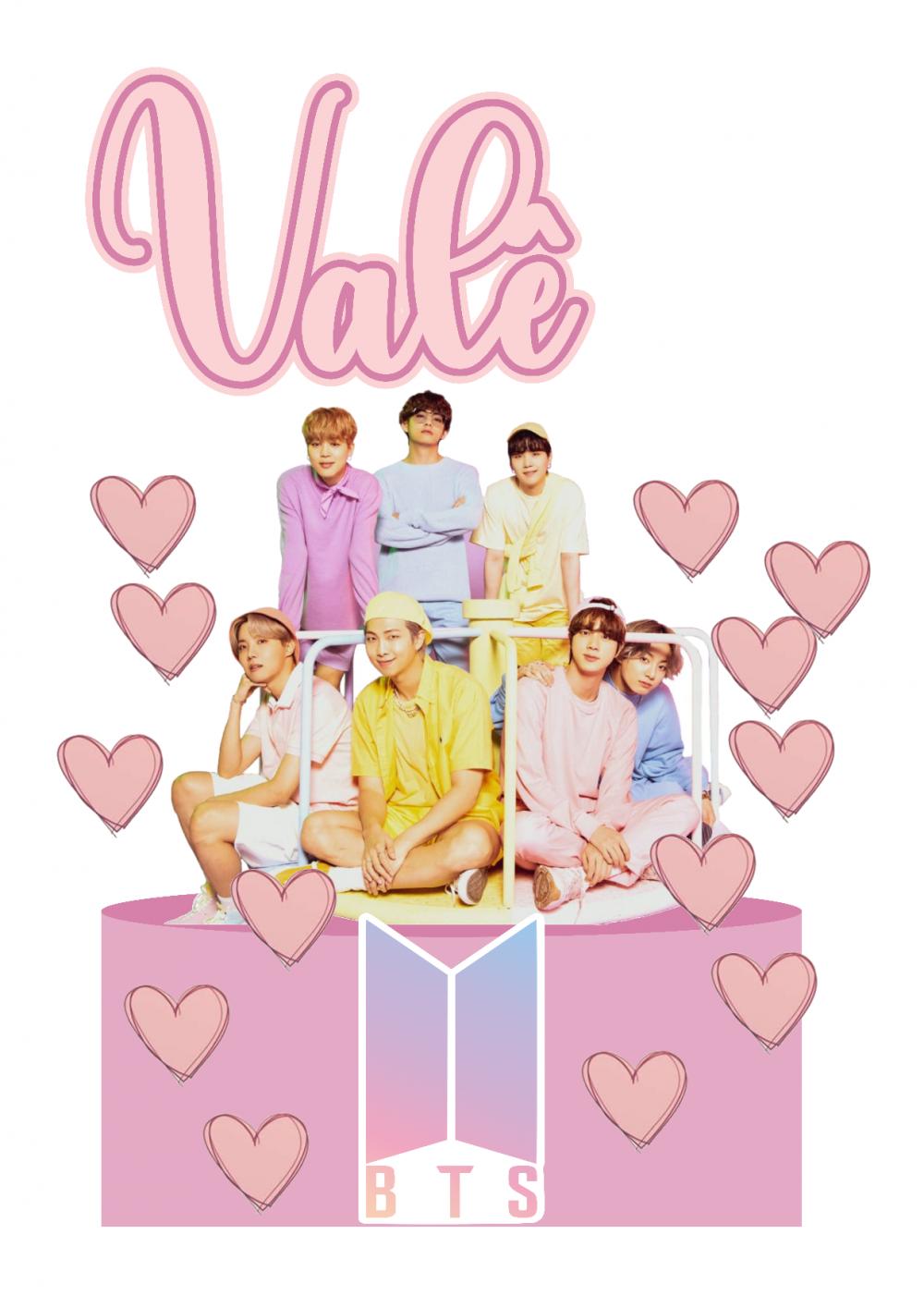 Arquivo de corte topo de bolo BTS