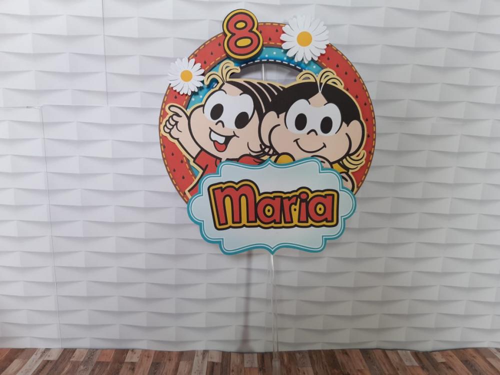 Arquivo de corte topo de bolo Magali