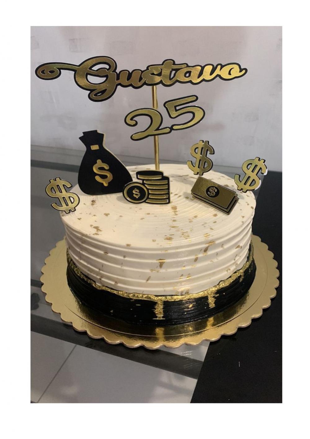 Arquivo de corte topo de bolo Dinheiro