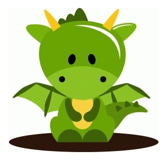 Arquivo de corte topo de bolo Dragões