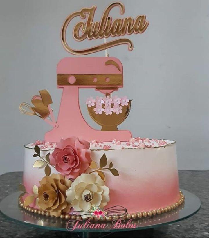 Arquivo de corte topo de bolo Batedeira