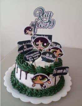 Arquivo de corte topo de bolo Docinho