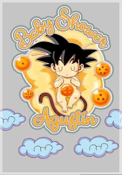 Arquivo de corte topo de bolo Dragon Ball Z