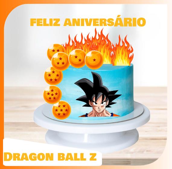 Arquivo de corte topo de bolo Dragon Ball Z