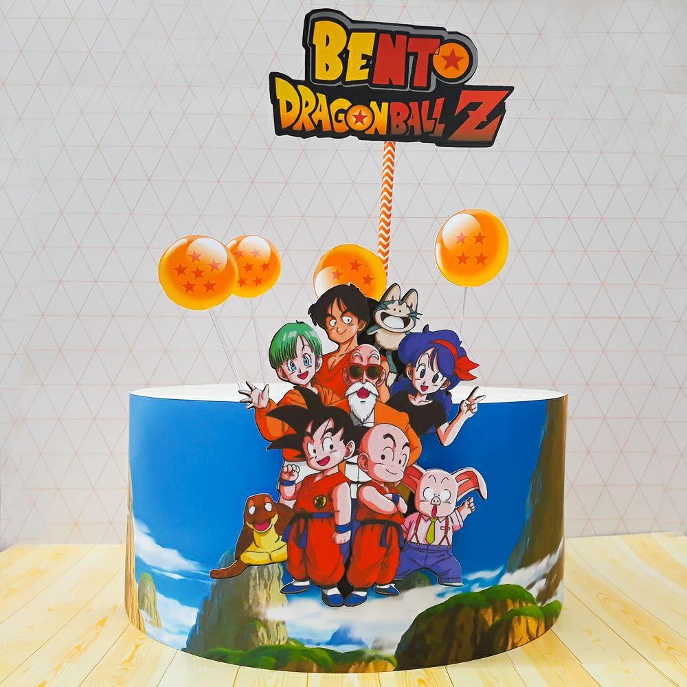 Arquivo de corte topo de bolo Dragon Ball Z