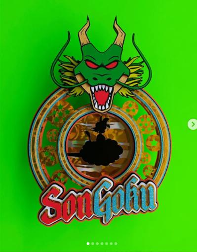 Arquivo de corte topo de bolo Dragon Ball Z