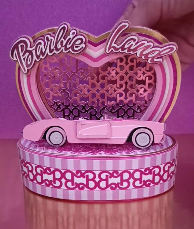 Arquivo de corte topo de bolo Barbie