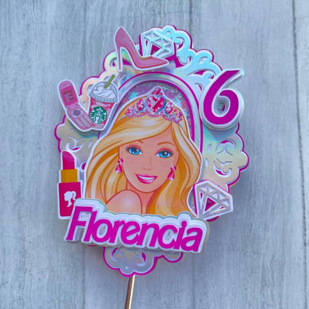 Arquivo de corte topo de bolo Barbie