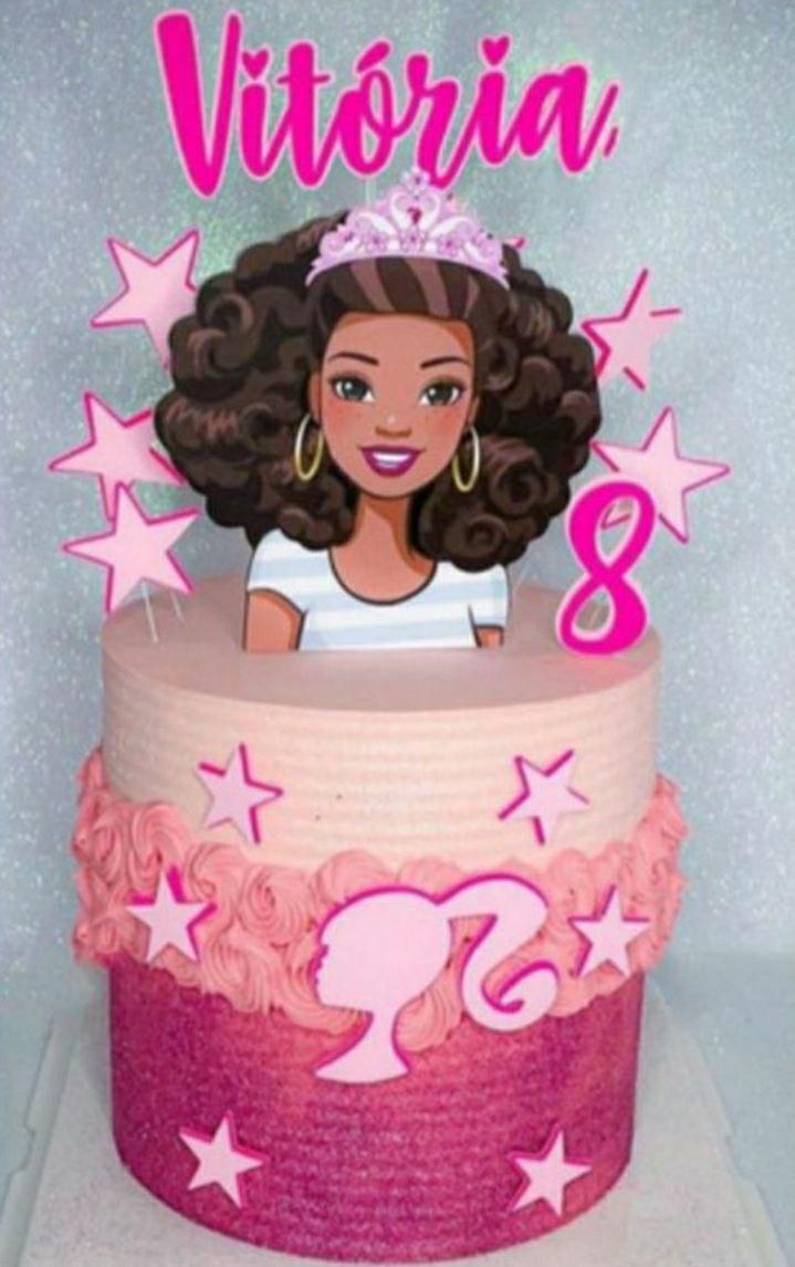 Arquivo de corte topo de bolo Barbie