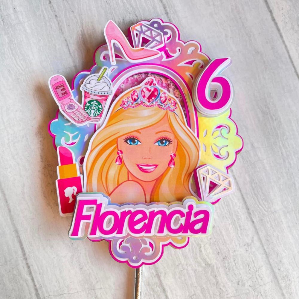 Arquivo de corte topo de bolo Barbie