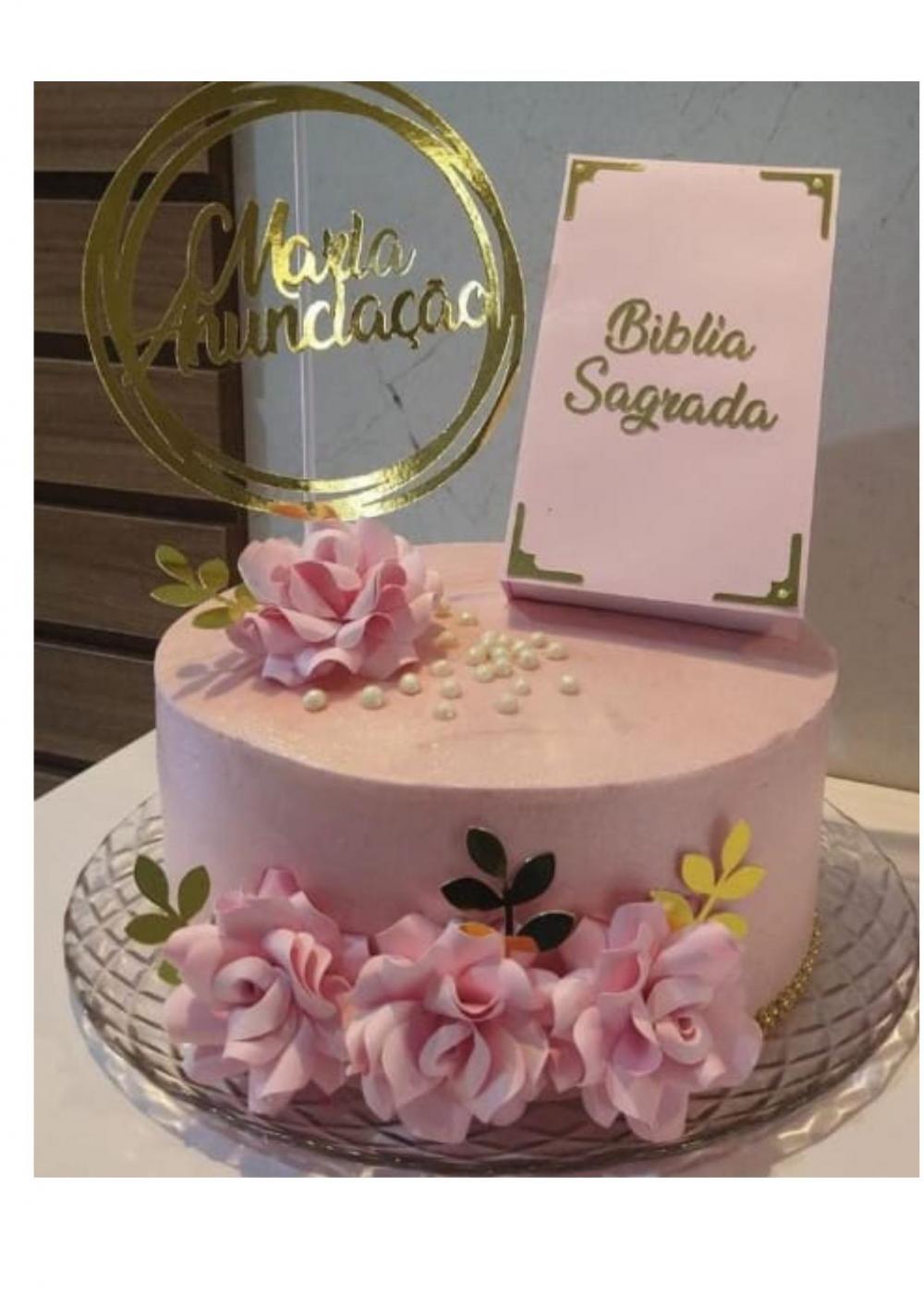 Arquivo de corte Topo de Bolo Biblia