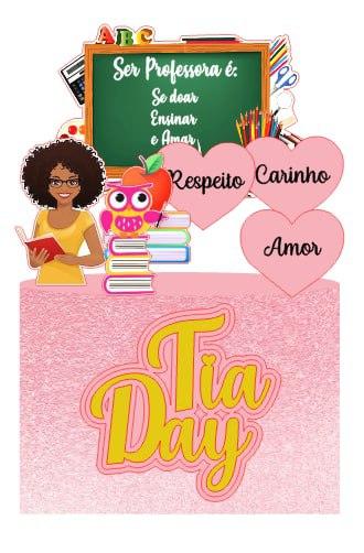 Arquivo de corte topo de bolo Dia dos Professores