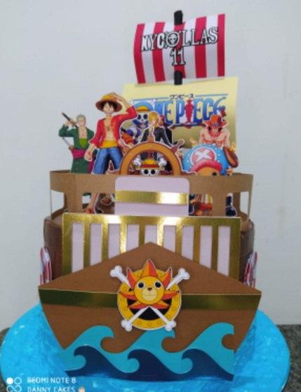 Arquivo de corte topo de bolo One Piece