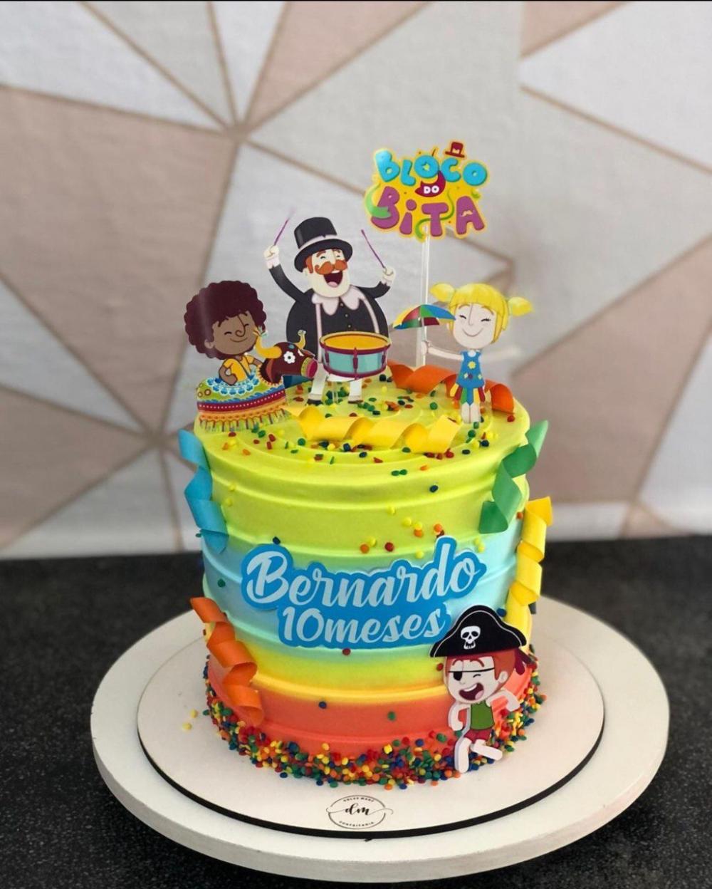 Arquivo de corte topo de bolo Mundo Bita