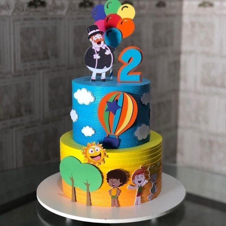 Arquivo de corte topo de bolo Mundo Bita