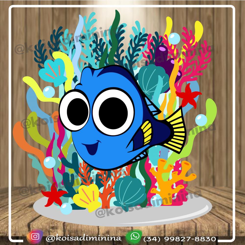 Arquivo de corte Topo de Bolo Procurando nemo