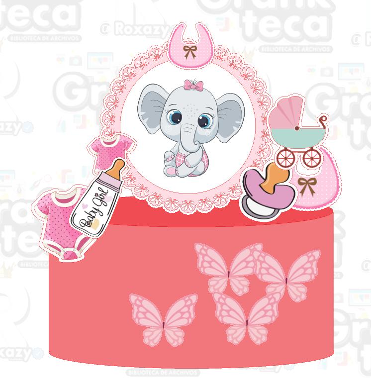 Arquivo de corte topo de bolo Baby Shower