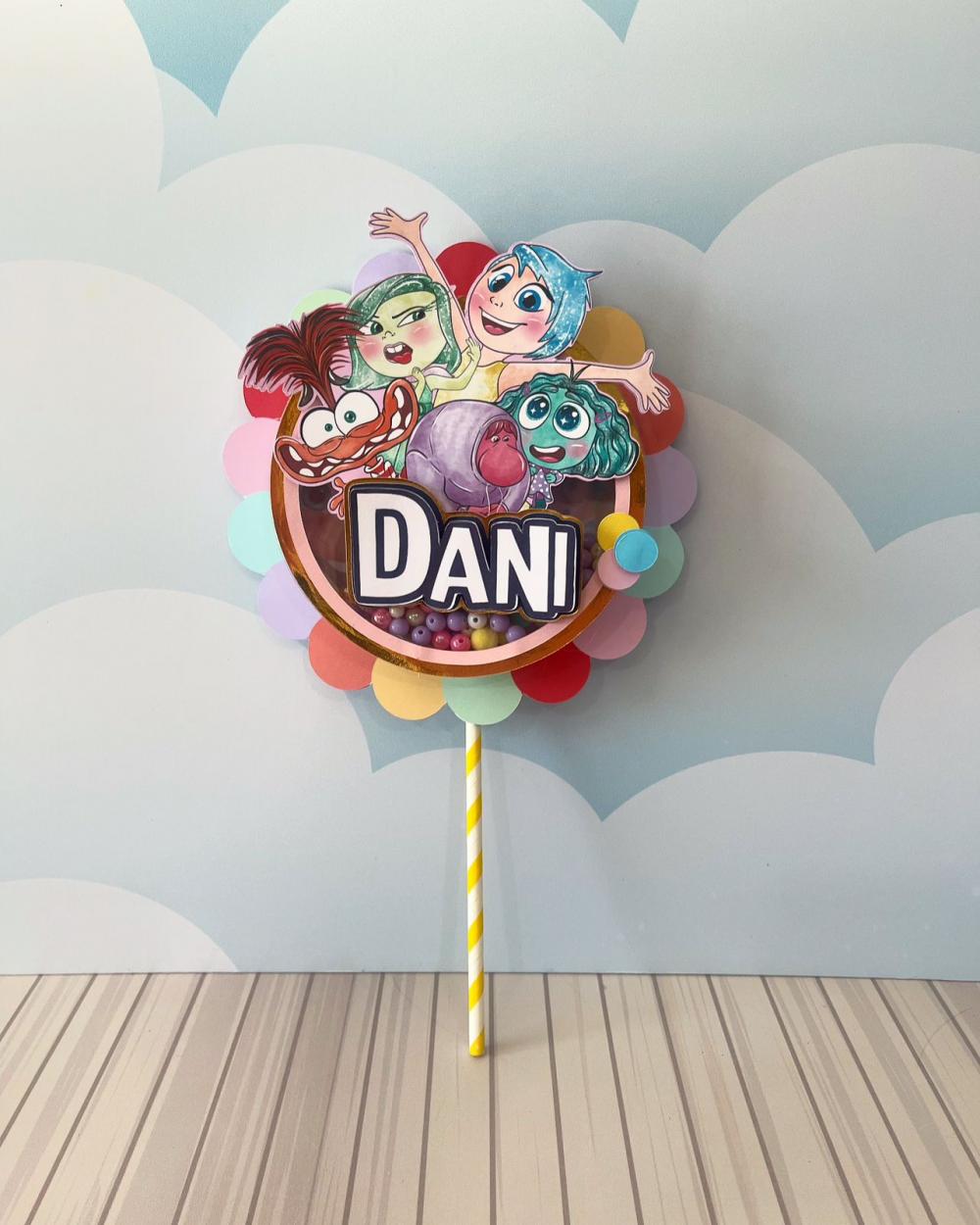 Arquivo de corte topo de bolo Divertidamente