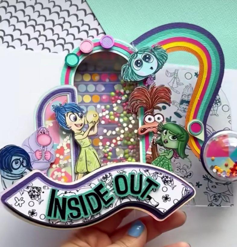 Arquivo de corte topo de bolo Divertidamente