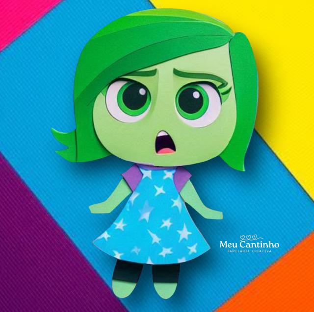 Arquivo de corte topo de bolo Divertidamente