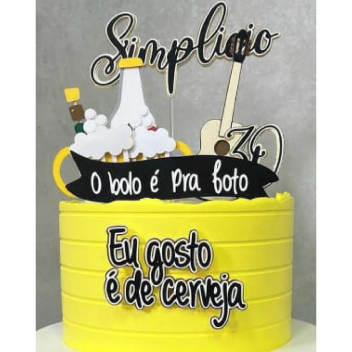 Arquivo de corte topo de bolo Boteco