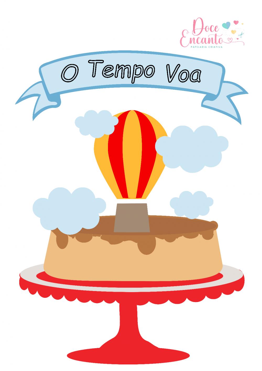 Arquivo de corte topo de bolo Balão