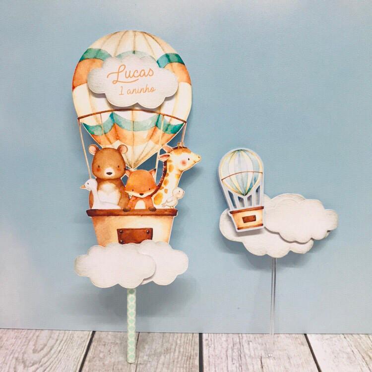 Arquivo de corte topo de bolo Balão