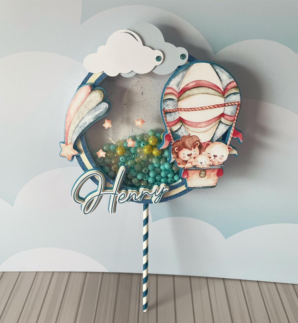 Arquivo de corte topo de bolo Balão