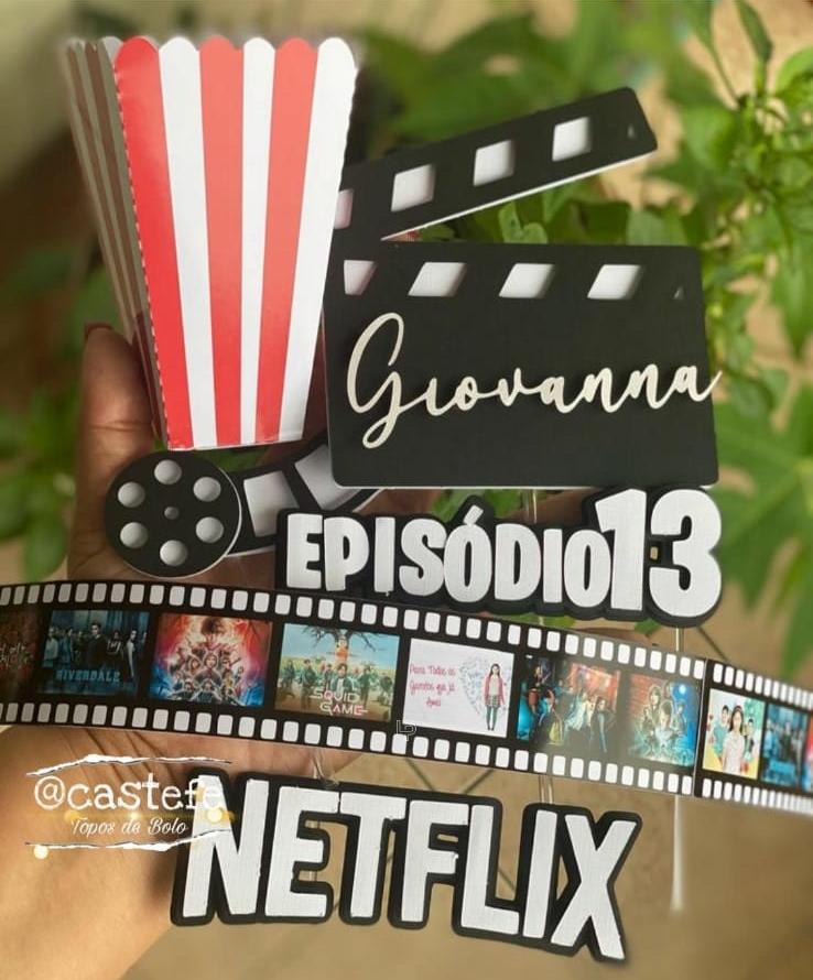 Arquivo de corte topo de bolo Netflix