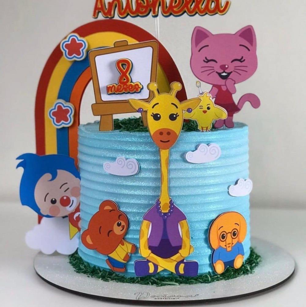 Arquivo de corte topo de bolo Plim plim