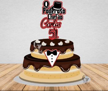 Arquivo de corte topo de bolo Poderoso Chefão