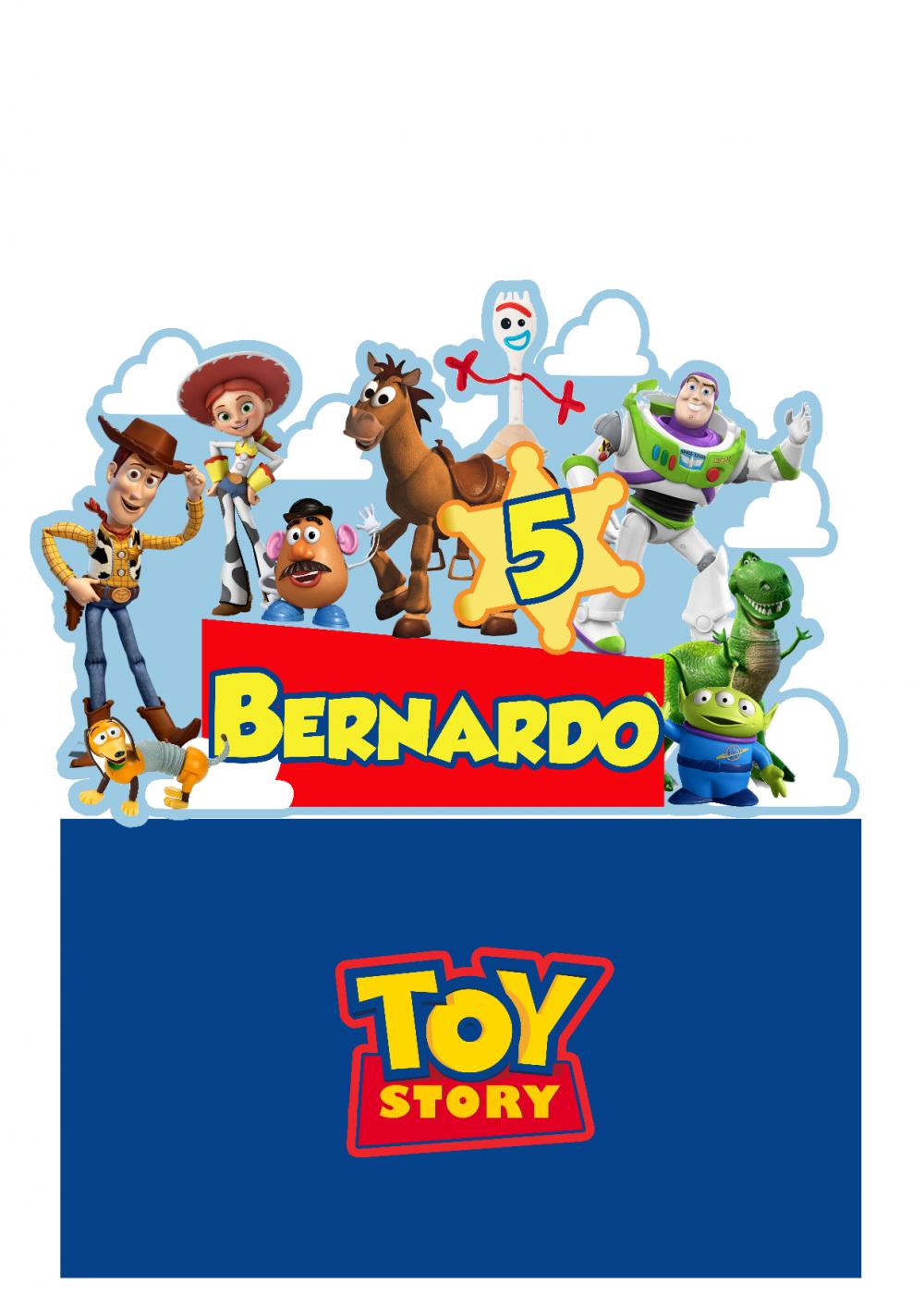 Arquivo de corte topo de bolo Toy Story