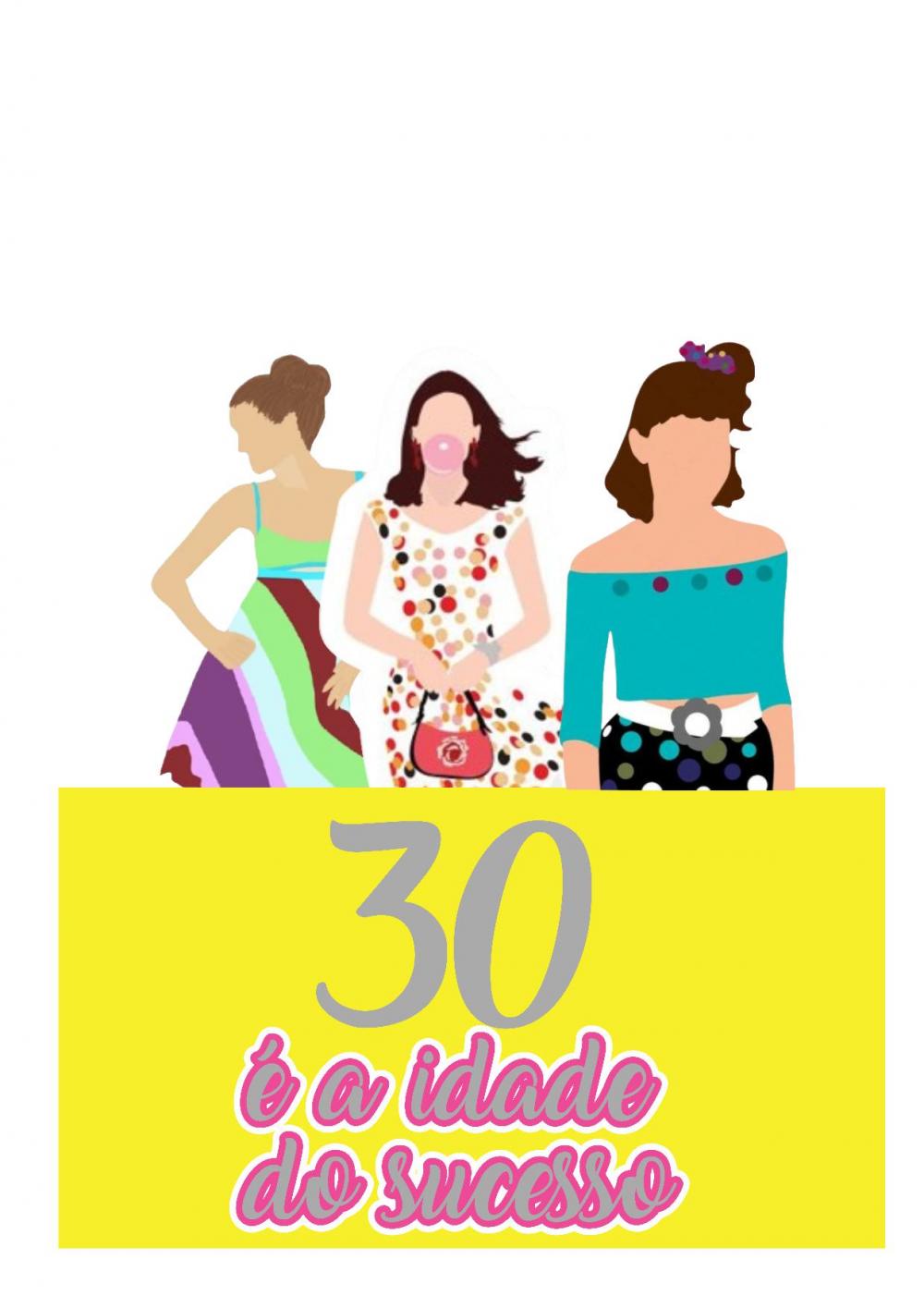 Arquivo de corte topo de bolo de repente 30