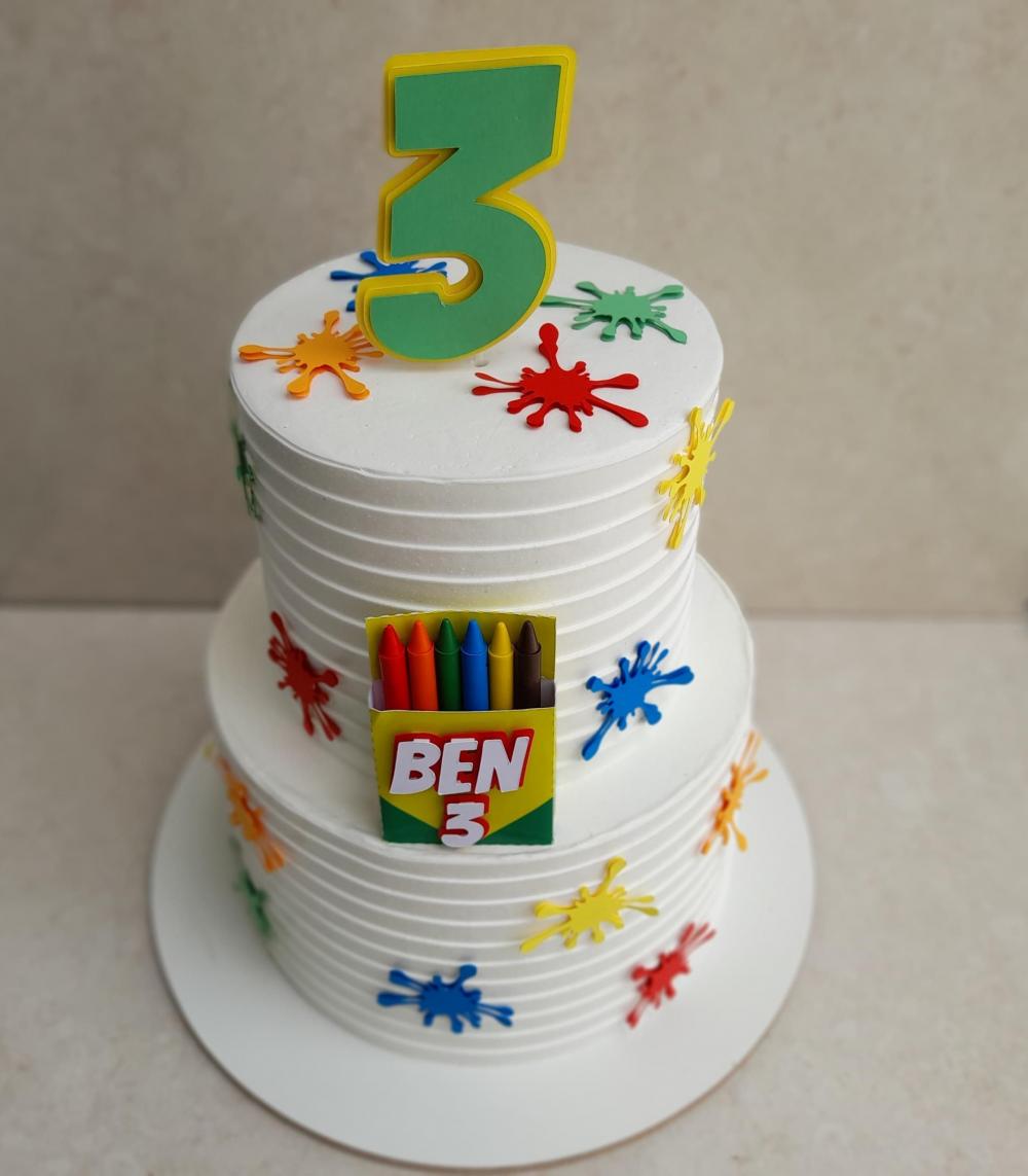 Arquivo de corte topo de bolo Caixa de Giz de Cera