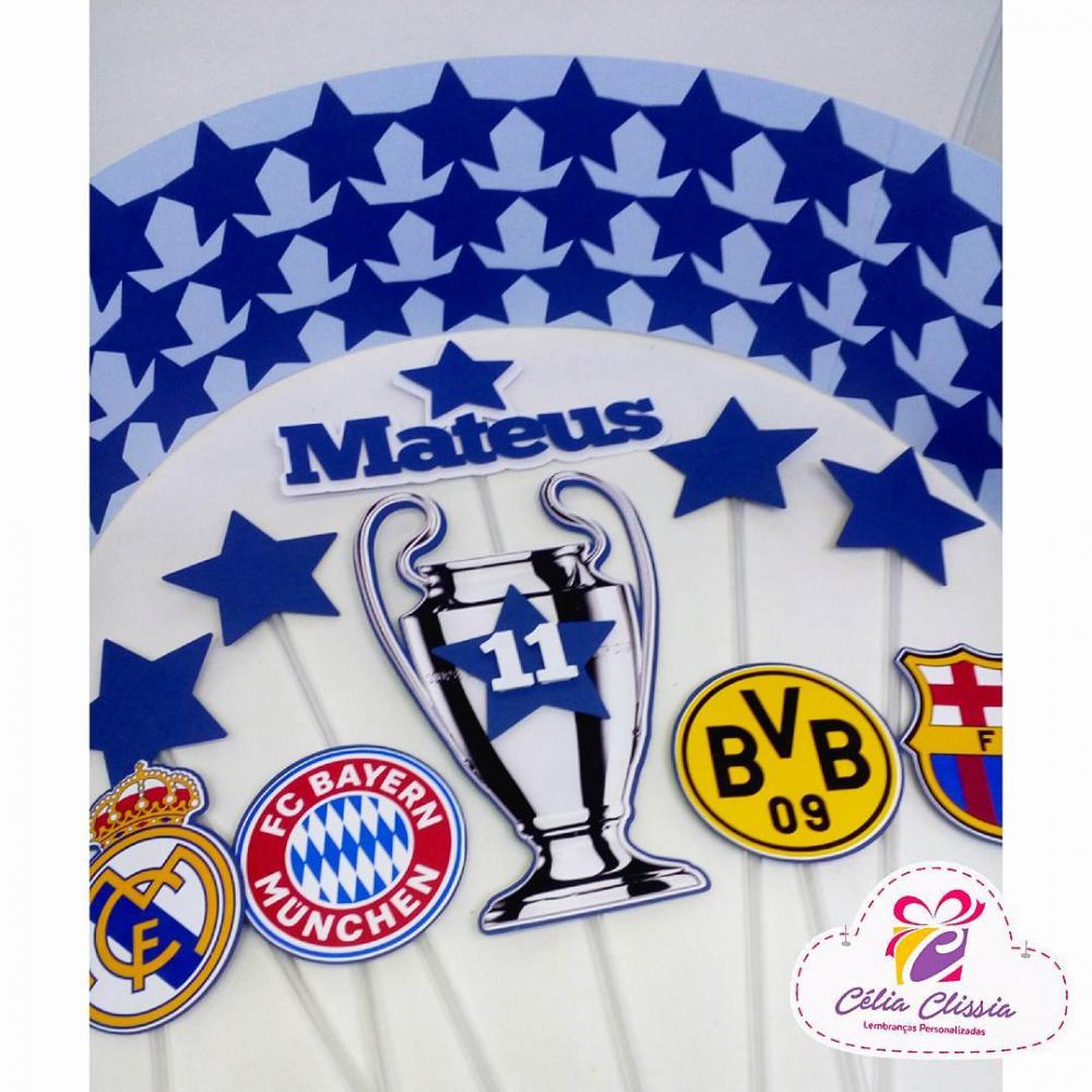 Arquivo de corte topo de bolo Champions League