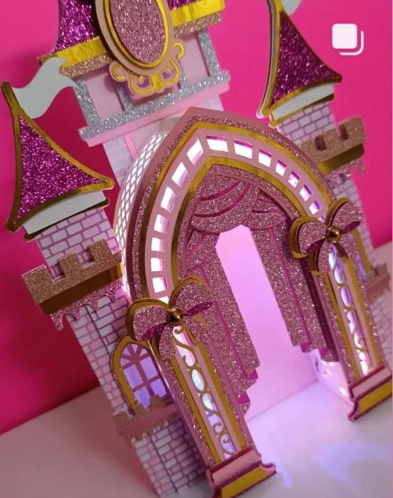 Arquivo de corte topo de bolo castelo