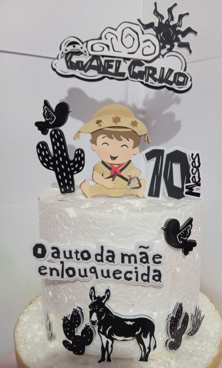 Arquivo de corte topo de bolo Cordel