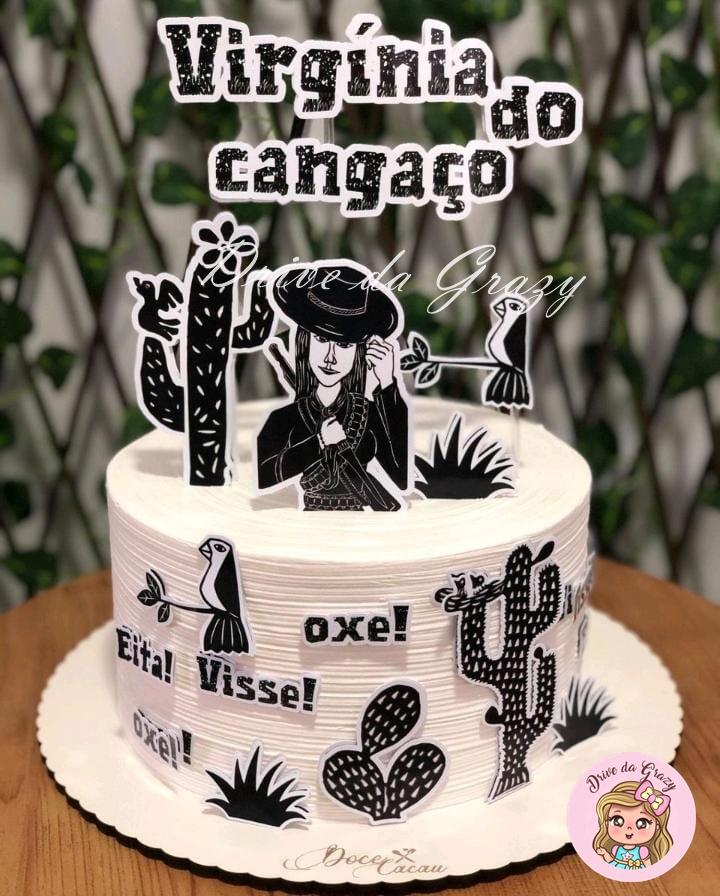 Arquivo de corte topo de bolo Cordel