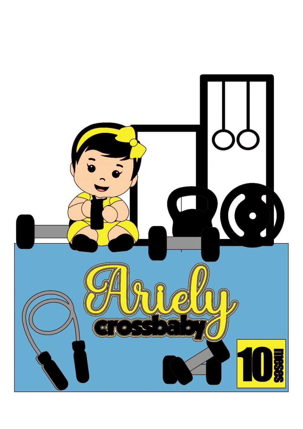 Arquivo de Corte Topo de Bolo Cross fit