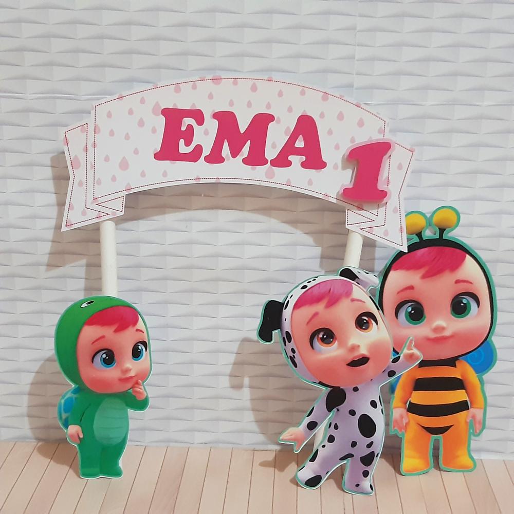 Arquivo de corte topo de bolo Cry Babies